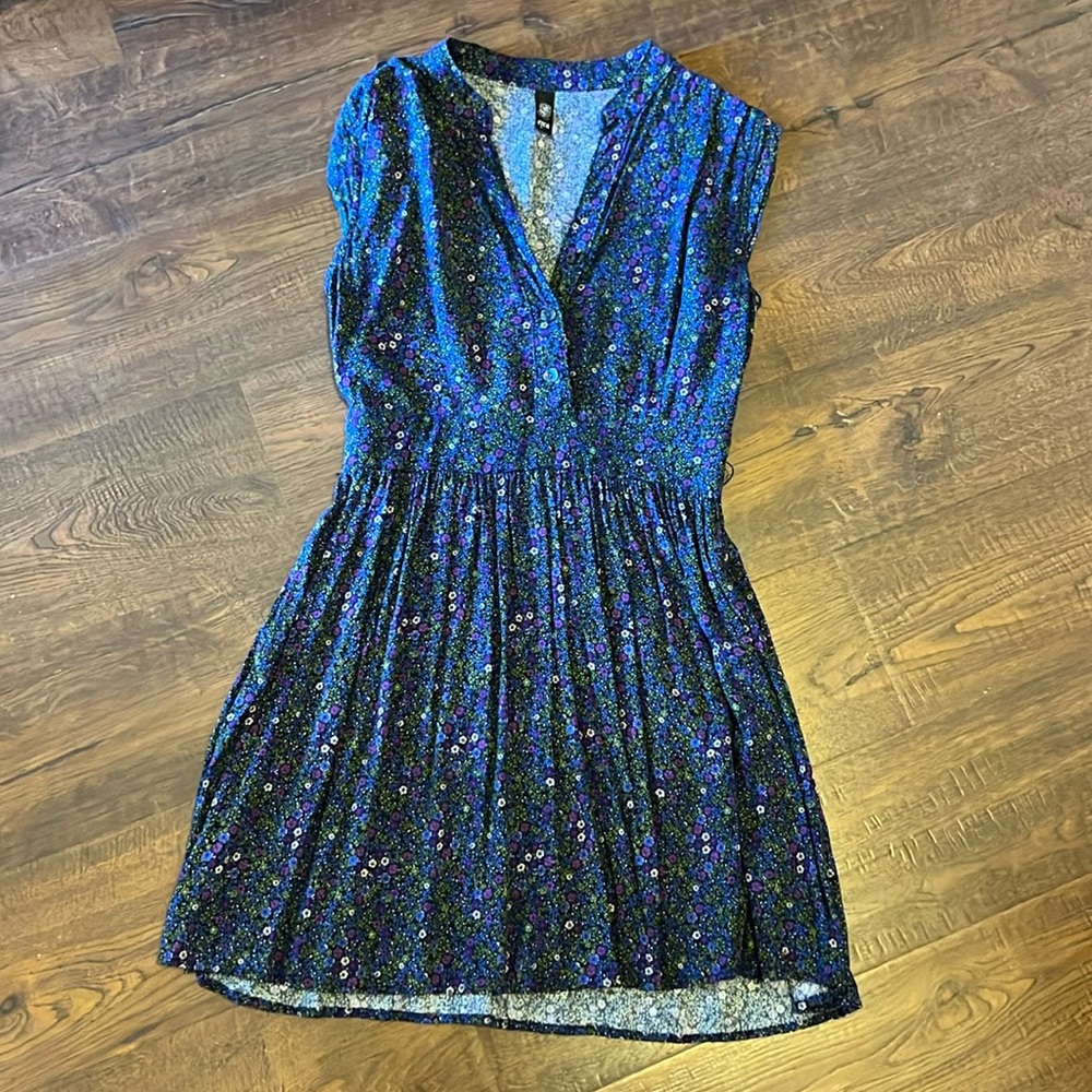 Purple Floral Dress